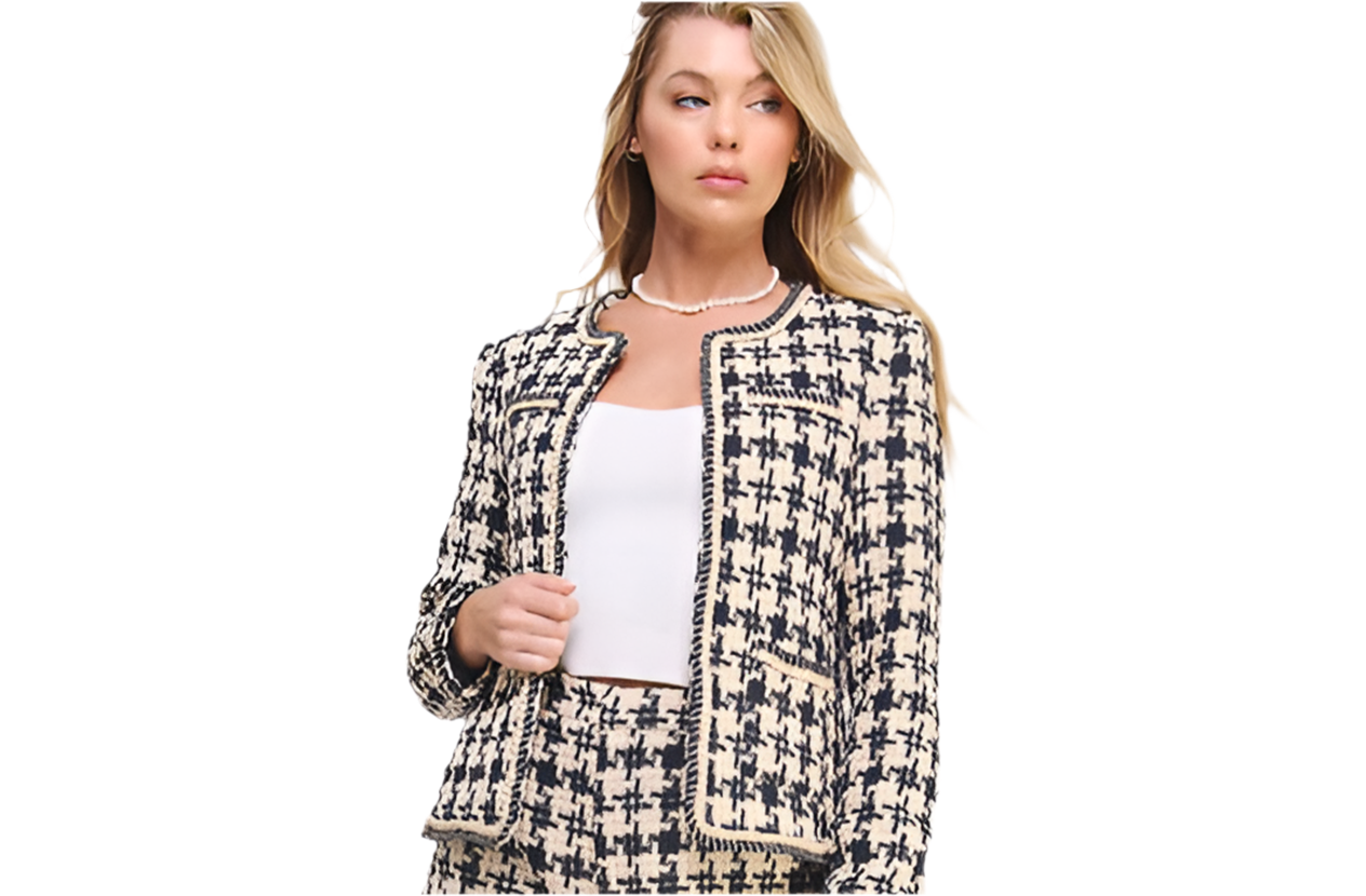 Navy Tweed Blazer Only