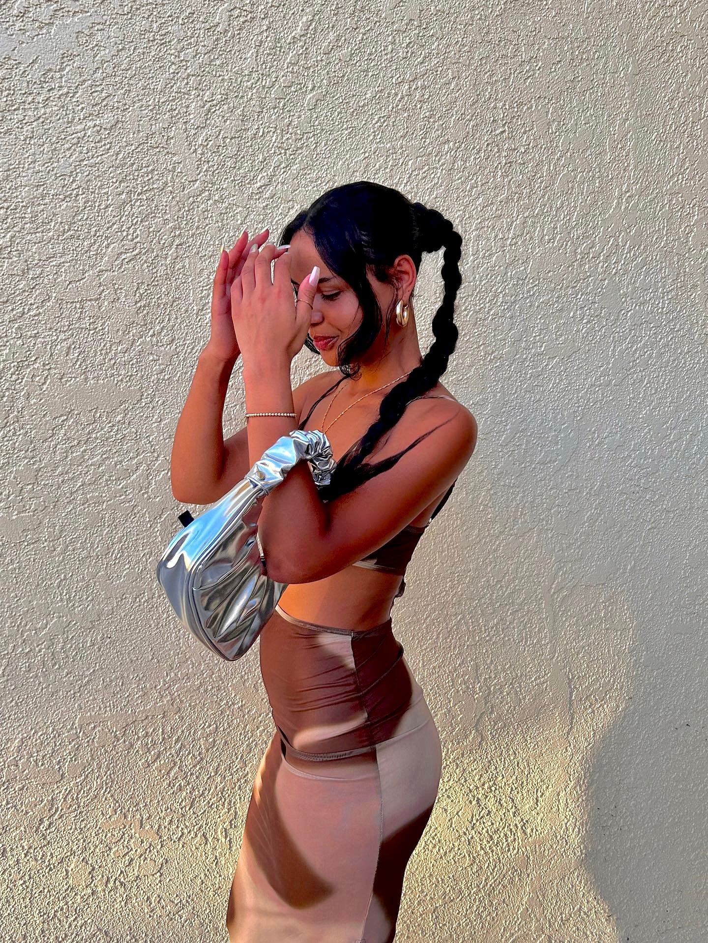 Mesh Cut-Out Maxi Cover-up