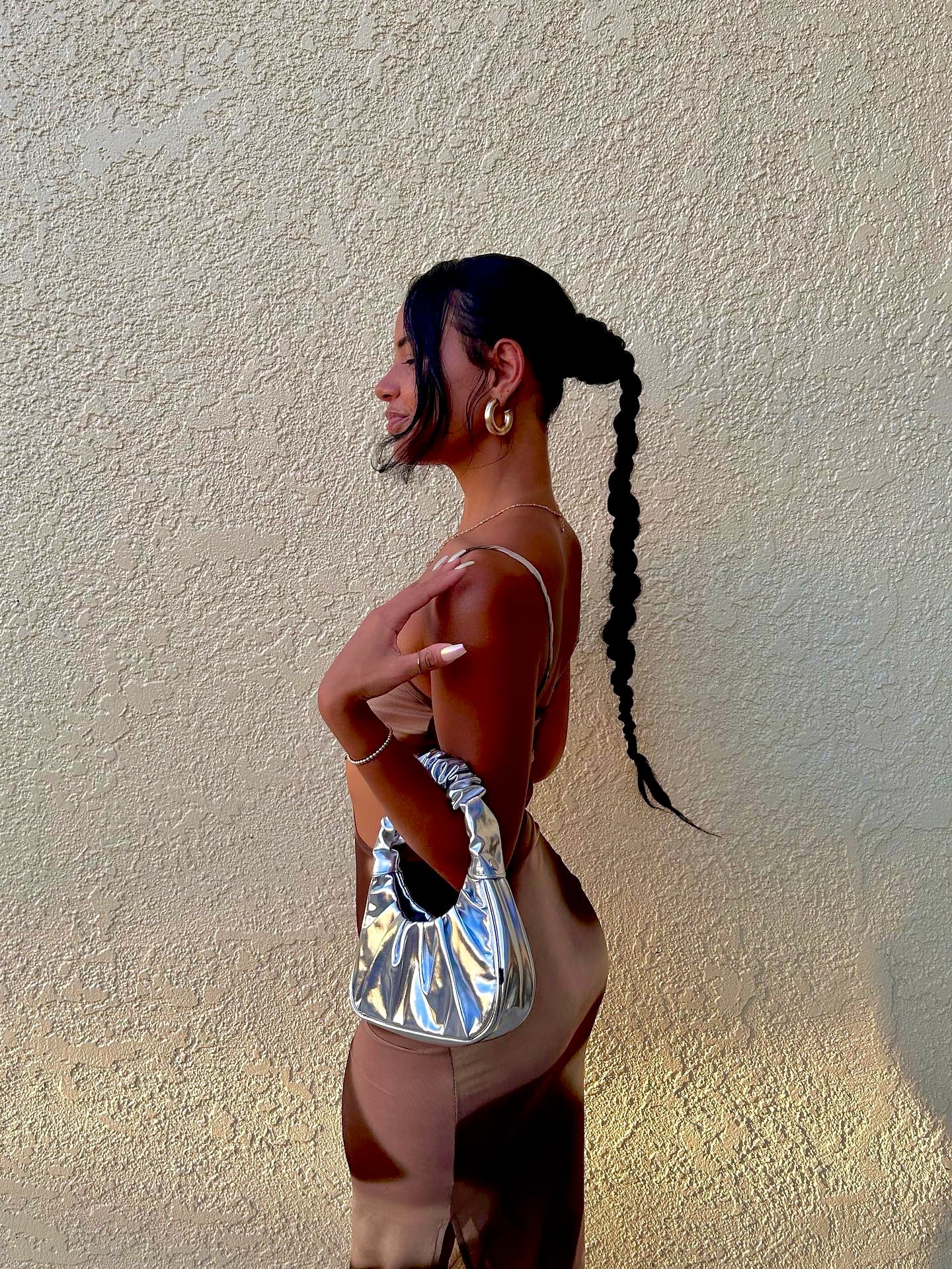 Mesh Cut-Out Maxi Cover-up